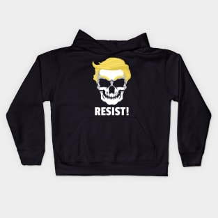 AntiTrump Resist Skull Kids Hoodie